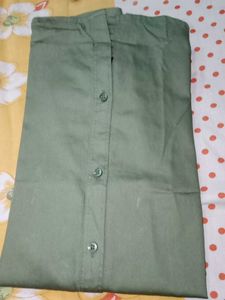 Plain Green Colour Shirt
