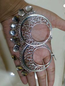 Silver Boho Dangle Earrings