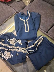 Elegant Blue Kurta Set