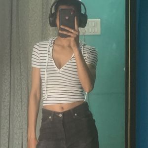 Striped Crop Top