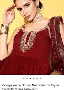Varanga Red Suit Set