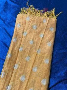 Elegant Banarasi Yellow Dupatta