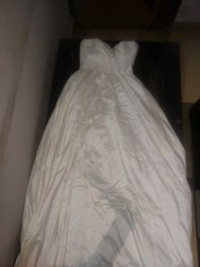 long Elegant white gown