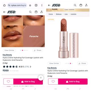 Kay Beauty Hydra Creme Hydrating Lipstick -Panache