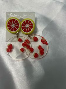 Fruit Slice Dangle Earrings