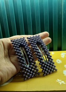 Beaded Hair Clips (Set of 2)