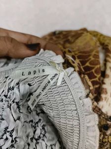 Boho Floral Strapless Dress