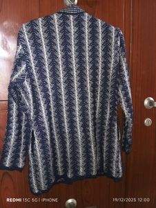 Vintage Patterned Cardigan Free Winter Cap