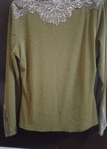 Olive Green Top