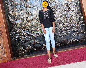 Embroidered Tunic Top