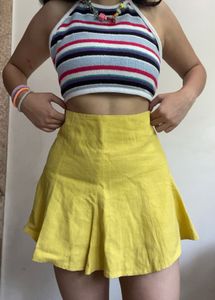 Yellow Mini Skirt