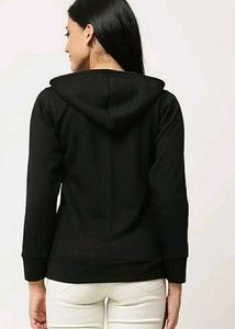 Black Zip-Up Hoodie