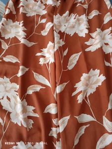 Relaxed Floral Print Women Trouser