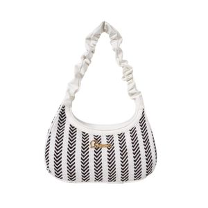 Chic Striped Shoulder Bag