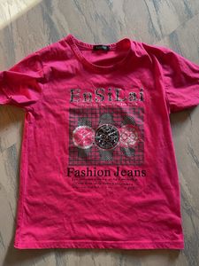 Pink Graphic T-Shirt