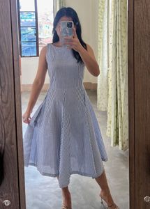 Striped Midi Dress