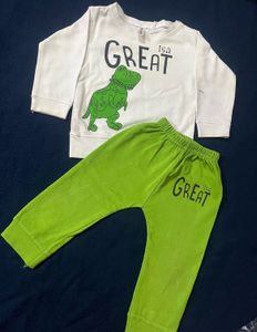 Baby Boy Green & White Core Set