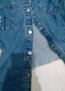 Distressed Denim jacket