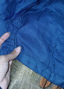 Blue Readymade Saree Blouse