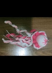 Crochet Jellyfish keychain