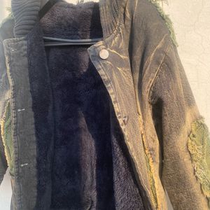 Unique Distressed Denim Jacket