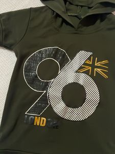 Boys Graphic Print Hoodie