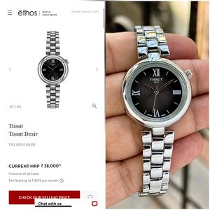 Tissot Desir Collection# Classic Deep Black Dial f