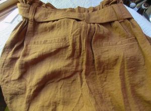 H&amp;M Women Paper Bag Pant &#39;Belted Stretch Waist