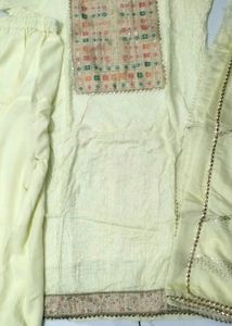 Suit ___ Shirt With Dupatta And Palazzo