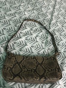 Stylish Snakeskin Handbag