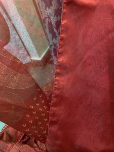 Red With Mirrored Saree