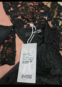 Elegant Black Lace Dress