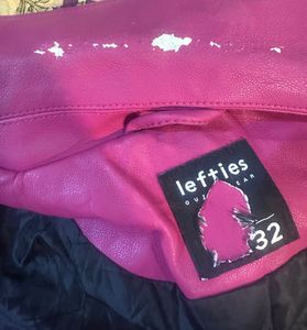 Hot Pink Faux Leather Jacket – Lefties