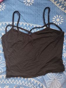 Shein Black Crop Top