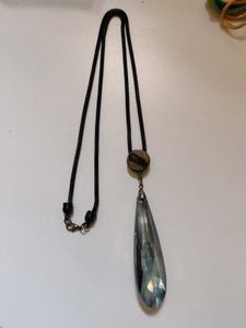Teardrop Crystal Pendant Necklace