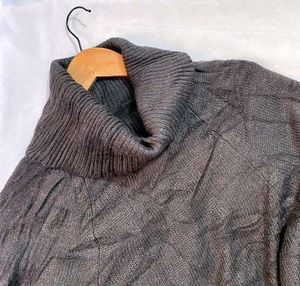 Pinterest Knitted Turtle Neck Pullover B