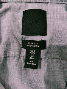 Combo of 2 H&amp;M Shirts. Grey and Blue.