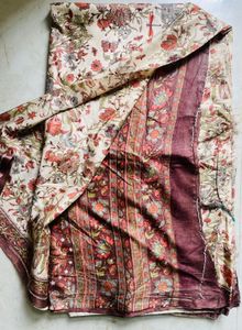 Unused Pashmina Silk Saree