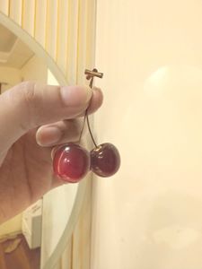 Cherry Drop Earrings