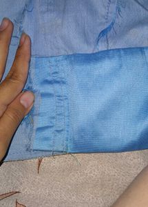 Sky Blue Saree Blouse