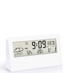 Digital Alarm Clock, Transparent LCD Display