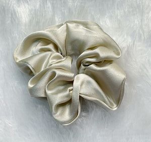 Orange - Flower  Hair Clip &amp; Scrunchie Set
