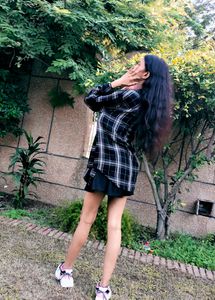 Free Delivery Black Check Shirt