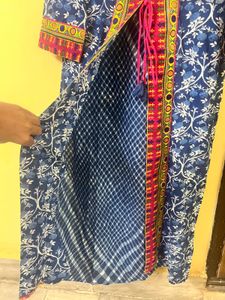 Blue Printed Kurta