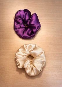 Satin Scrunchie Set - 4 Colors
