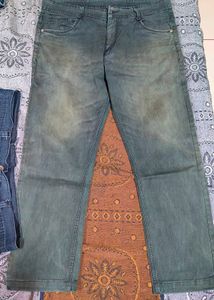 Blackish Denim Jeans New Condition For Sale!