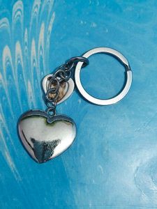 Heart &#39;Friend&#39; Keychain