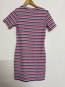 H&amp;M Striped Bodycon Dress
