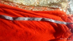 Orange Floral Top( 34 size)