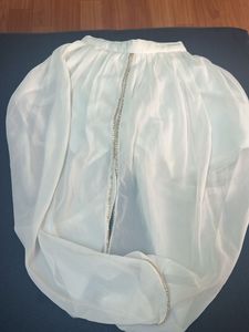 Girls White Embroidered Party Dress